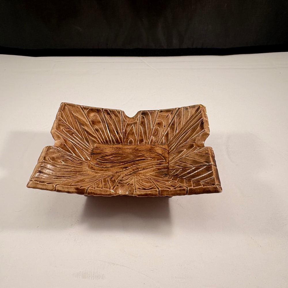 Vintage Studio Pottery Brutalist Ceramic Sculptural Dish Tray Signed Field - Picture 7 of 10